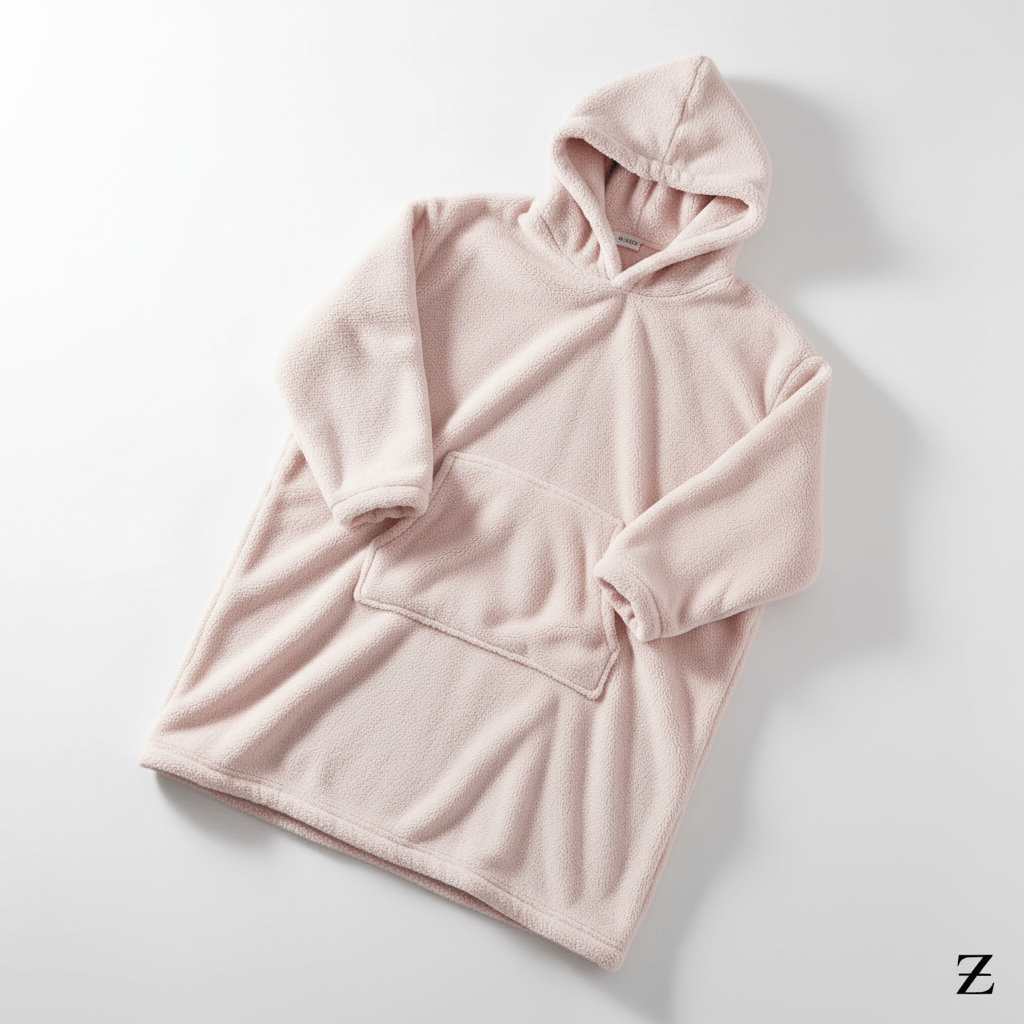 Hooded Fleece Blanket Robe