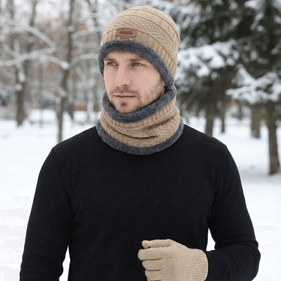 3-in-1 Winter Set: Hat, Scarf & Gloves
