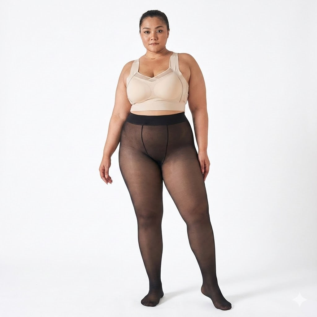 Plush Fleece Lined Winter Tights - Buy 1 Get 1